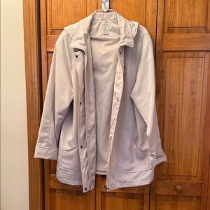 Classic Elements Light Beige Spring Jacket size XL 18 NWOT